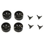 (image for) ThunderSlot IN001C Lola T70 MKIII Wheel Inserts (x4) & Spinners (x4)