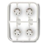 (image for) Slot.it SIPA83 Wheel Inserts 5 spoke for Ø15.8mm White (x4)