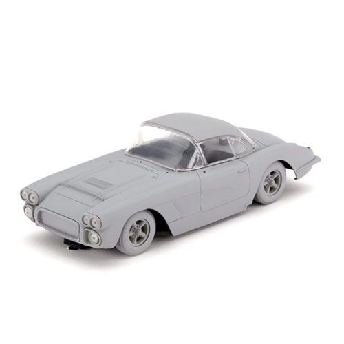 (image for) MR SlotCar MR1501 1960 C1 White Kit - Preorder 2025