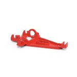 NSR 1264EVO Triangular Sidewinder Short Can Motor Mount Extra Hard, Red - with hole for motor screw offset 0.75 (image for) NSR 1264EVO Triangular Sidewinder Short Can Motor Mount Extra Hard, Red - with hole for motor screw offset 0.75