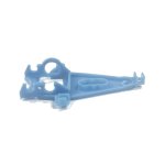 NSR 1266EVO Triangular Sidewinder Short Can Motor Mount Soft Blue - with hole for motor screw offset 0.75 (image for) NSR 1266EVO Triangular Sidewinder Short Can Motor Mount Soft Blue - with hole for motor screw offset 0.75