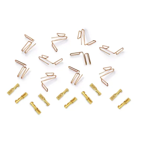 (image for) Policar P030-10 Contact springs with Fastons (Spade Terminals) for Policar track (10+10)