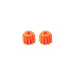 (image for) ThunderSlot PN12PL Plastic Pinion Gear 12T 7mm Orange x2