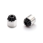 (image for) Policar PP1429o20-bg 9 tooth Ø4.2mm bevel pinion, internal Ø:2mm, plastic (x2)