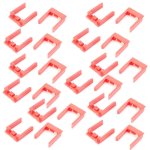 (image for) Carrera 85204 U-Shaped Track Connection Clips (x24)