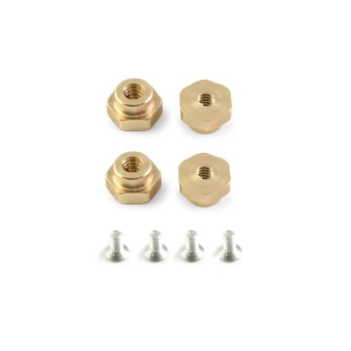 (image for) RevoSlot RS-208A Brass Nuts & Screws H1.0mm - No floating x4