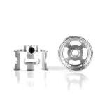 (image for) RevoSlot RS-214 Front Racing Light Aluminum Wheels & M3 Screws