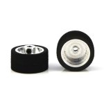 (image for) RevoSlot RS-219S Group 2 Cars Rear Aluminum Wheels & Sponge Tires (x2)