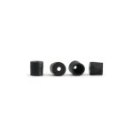 (image for) RevoSlot RS-234B Rubber Covers for Body Post 4mm H1.0mm, Black (x4)