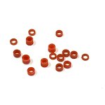 (image for) Scaleauto SC-1121 Plastic Axle Spacers for 2.38mm ( 3/32 ) Axles, Assorted Sizes 1-3mm Wide (Red)