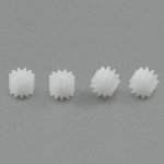 (image for) Scaleauto SC-1015 15T Nylon Pinions M50 for 2mm motor shaft (x4)