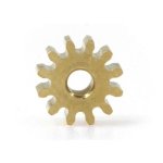 (image for) Scaleauto SC-1095A67 Brass Pinion 12 tooth for 2mm motor shaft, ø6,75mm (x2)