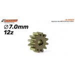 (image for) Scaleauto SC-1095E70 Ergal Pinion 12 tooth for 2mm motor shaft, ø7,0mm (x1)