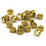 (image for) Scaleauto SC-1120B Brass Axle Spacers 1.5mm for 2.38mm (3/32) Axles (x20)