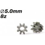 (image for) Scaleauto SC-1128B50 Steel Pinion 8 tooth for 2mm motor shaft, ø5,0mm x 2mm (x2)