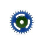 (image for) Scaleauto SC-1169BR 29T ø15.8mm Anglewinder Spur Gear (x1) with M2.5 screw for 3/32" (2,38mm) axle, Reverse Hub