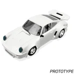 Scaleauto SC-6204 Porsche 911 Carrera RSR3.0 1974 White Racing Kit Anglewinder (image for) Scaleauto SC-6204 Porsche 911 Carrera RSR3.0 1974 White Racing Kit Anglewinder