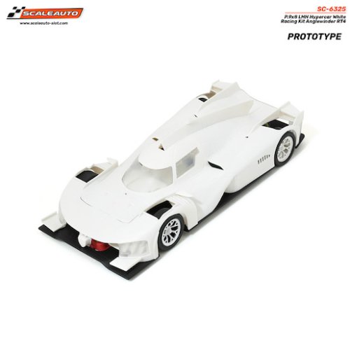 (image for) Scaleauto SC-6325 Peugeot 9x8 LMH Hypercar White Racing Kit Anglewinder RT4