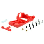 (image for) Scaleauto SC-6522C RT3 Sidewinder Motor Mount offset 0.5mm Extra Hard, Red