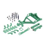 (image for) Scaleauto SC-6532 Anglewinder Motor Mount Anglewinder Motor Mount RT4 Rally Special Rear End Adjustable - Green