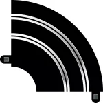 Scalextric C8201 R1 Hairpin Curve 90 degrees, x2 (image for) Scalextric C8201 R1 Hairpin Curve 90 degrees, x2
