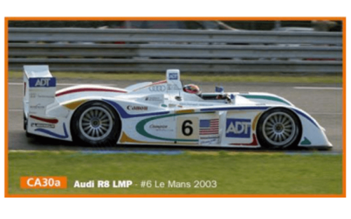 (image for) Slot.it SICA30A Audi R8 LMP 'ADT' No.6 Le Mans 2003 - Preorder 2024/2025