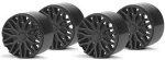 (image for) Slot.it SIPA13B Wheel Inserts Plastic F1 BBS, Black (x4)