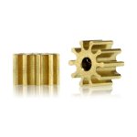 (image for) Slot.it SIPI5510o15 Pinion, 10T, Inline, 5.5mm/1.5mm, Brass x2