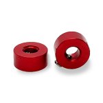 (image for) Staffs STAFFS72 Aluminum Axle Stopper Red 3/32 x2 M2 grub x2