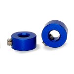 (image for) Staffs STAFFS73 Aluminum Axle Stopper Blue 3/32 x2 M2 grub x2