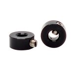 (image for) Staffs STAFFS74 Aluminum Axle Stopper Black 3/32 x2 M2 grub x2