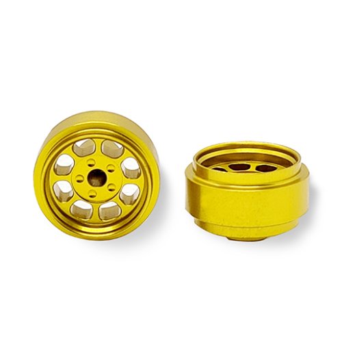 (image for) STAFFS79 Eight Spoke Aluminum Wheels Gold 15.8 x 8.5mm (x2)