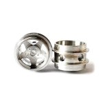 (image for) STAFFS04 Five Spoke Aluminum Air Wheels Silver 15.8 x 10mm (x2)