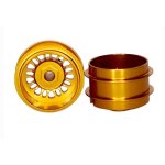 (image for) STAFFS146 BBS Deep Dish Aluminum Air Wheels Gold 16.9 x 10mm (x2)