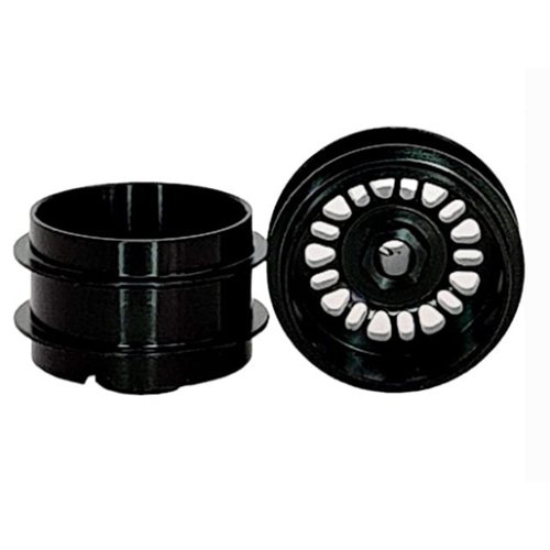 (image for) STAFFS147 BBS Deep Dish Aluminum Air Wheels Black 16.9 x 10mm (x2)