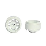 (image for) STAFFS156 Classic Aluminum Wheels White 15.8 x 8.5mm (x2)