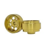 (image for) STAFFS162 Classic Deep Dish Aluminum Wheels Gold 15.8 x 8.5mm (x2)