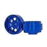 (image for) STAFFS164 Classic Deep Dish Aluminum Wheels Blue 15.8 x 8.5mm (x2)