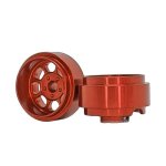 (image for) STAFFS167 Classic Deep Dish Aluminum Wheel Orange 15.8 x 8.5mm (x2)