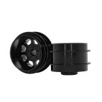 (image for) STAFFS169 Classic Deep Dish Aluminum Air Wheels Black 15.8 x 10mm (x2)