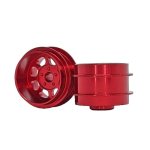 (image for) STAFFS171 Classic Deep Dish Aluminum Air Wheels Red 15.8mm x 10mm (x2)