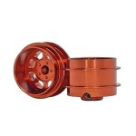 (image for) STAFFS175 Classic Deep Dish Aluminum Air Wheels Orange 15.8 x 10mm (x2)