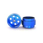 (image for) STAFFS27 Bullet-Hole Aluminum Wheels Blue 15.8 x 8.5mm (x2)