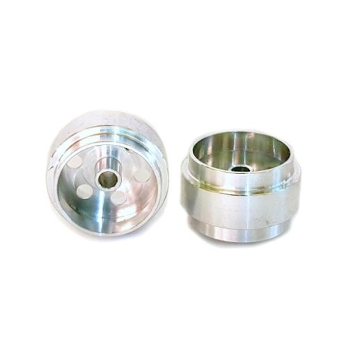 (image for) STAFFS29 Bullet-Hole Aluminum Wheels Silver 15.8 x 10mm (x2)