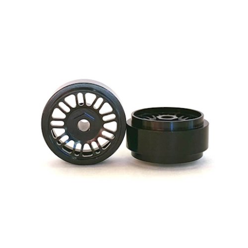 (image for) STAFFS35 BBS Style Aluminum Wheels Black 16.9 x 8.5mm (x2)