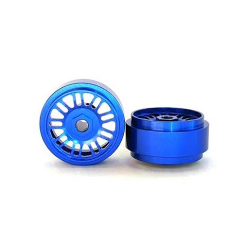 (image for) STAFFS37 BBS Style Aluminum Wheels Blue 16.9 x 8.5mm (x2)