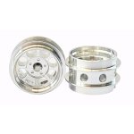 (image for) STAFFS83 Eight Spoke Aluminum Air Wheels Silver 15.8 x 10mm (x2)