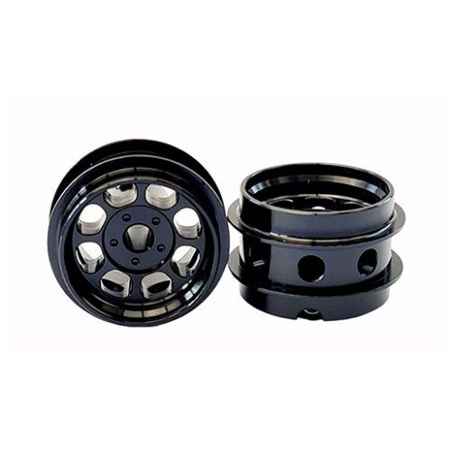 (image for) STAFFS84 Eight Spoke Aluminum Air Wheels Black 15.8 x 10mm (x2)