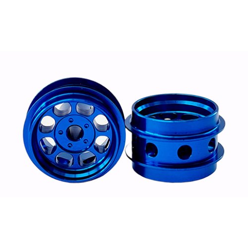 (image for) STAFFS86 Eight Spoke Aluminum Air Wheels Blue 15.8 x 10mm (x2)