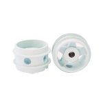 (image for) STAFFS90 Five Spoke Aluminum Air Wheels White 15.8 x 10mm (x2)